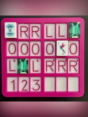 American Mahjong Charleston Practice Board | Magenta | Fits Full Size Tiles |